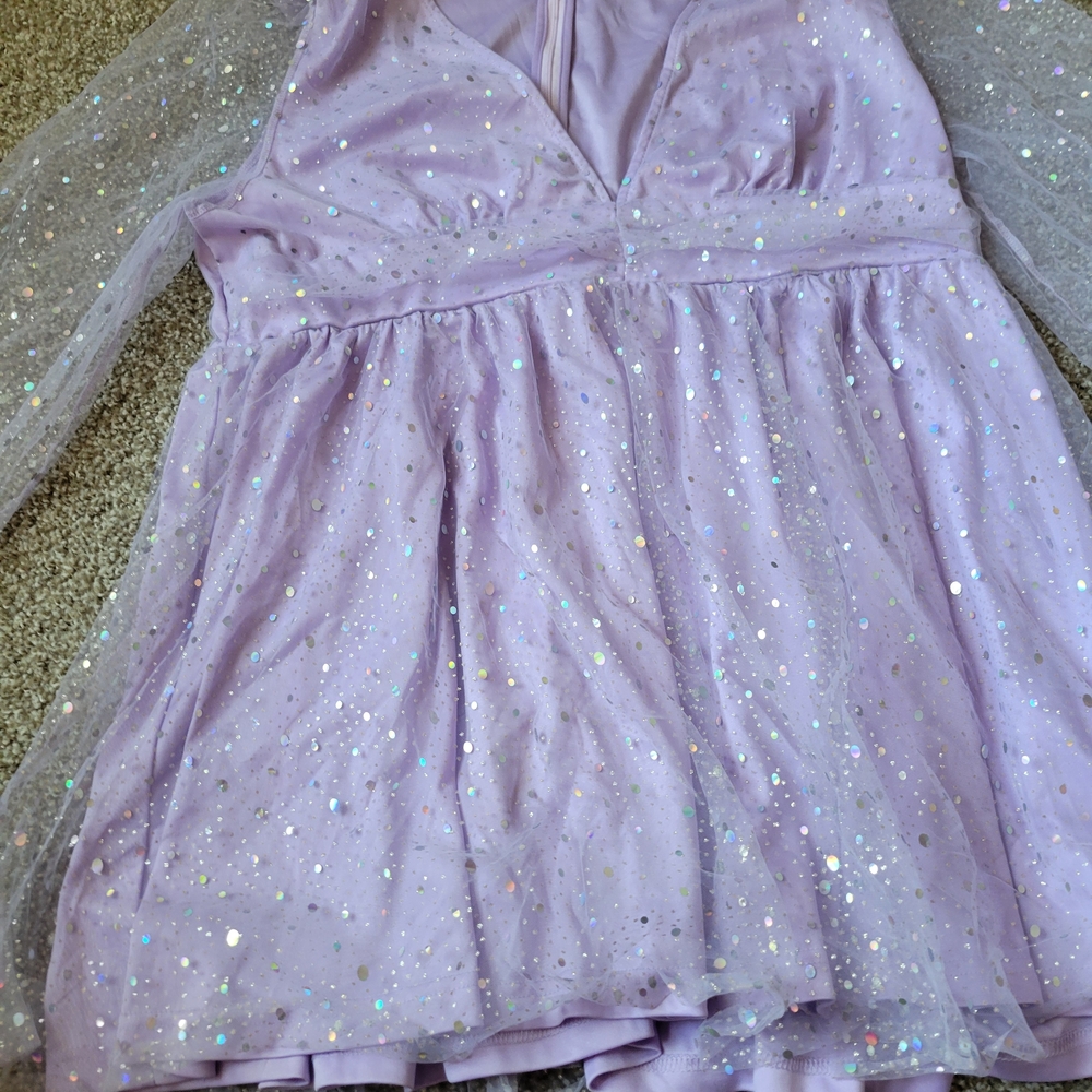 Doublecrazy Light Purple Glitter Sequin Plus Size… - image 6